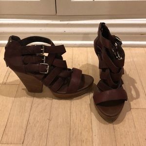 Italian made heeled sandals